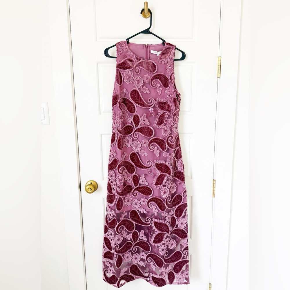 Endless Rose Pink Paisley Midi Dress - Picture 5 of 7